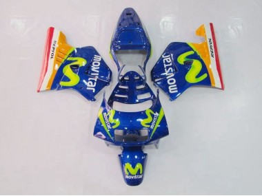 Honda NSR 250 MC28 P4 94-96 Verkleidungen - Blau Grün Fabrik