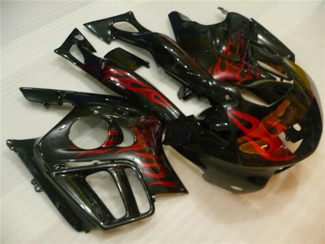 Honda CBR 600 F3 95-98 Verkleidung - Schwarz rote Flamme Fabrik Honda CBR 600 F3 95-98 Verkleidung - Schwarz rote Flamme Fabrik
