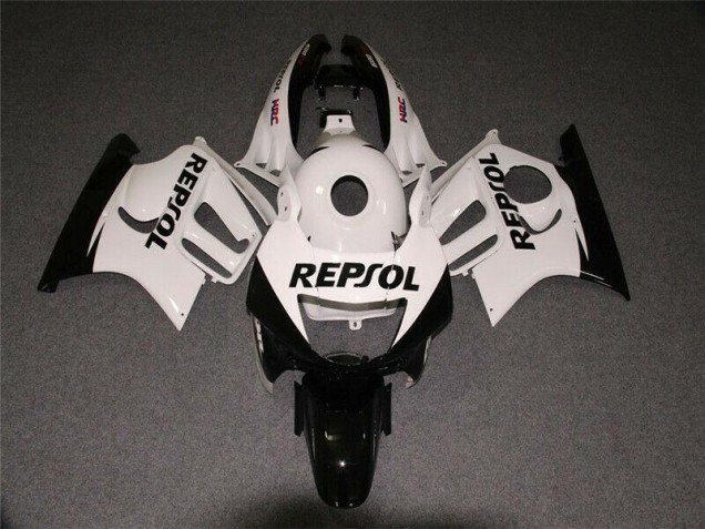 Honda CBR 600 F3 95-98 Verkleidungen - Weiß Schwarz Repsol Fabrik Honda CBR 600 F3 95-98 Verkleidungen - Weiß Schwarz Repsol Fabrik