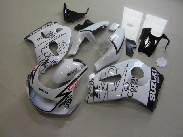 Suzuki GSXR 600 96-00 Verkleidungen - Weiß Corona Fabrik Suzuki GSXR 600 96-00 Verkleidungen - Weiß Corona Fabrik