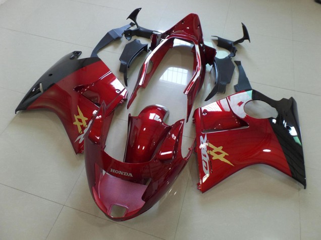 Honda CBR 1100 XX 96-07 Verkleidungen - Candy Rot Schwarz OEM Stil Fabrik Honda CBR 1100 XX 96-07 Verkleidungen - Candy Rot Schwarz OEM Stil Fabrik