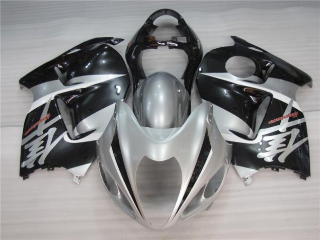 Suzuki GSXR 1300 Hayabusa 96-07 Verkleidungen - Silber Schwarz Fabrik Suzuki GSXR 1300 Hayabusa 96-07 Verkleidungen - Silber Schwarz Fabrik