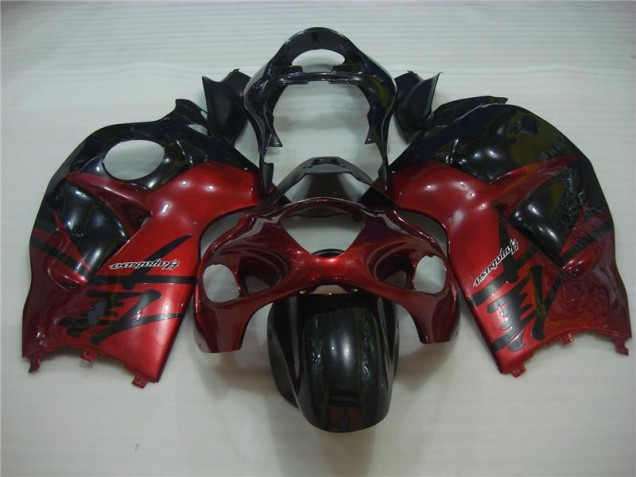 Suzuki GSXR 1300 Hayabusa 96-07 Verkleidung - Rot Schwarz Fabrik Suzuki GSXR 1300 Hayabusa 96-07 Verkleidung - Rot Schwarz Fabrik