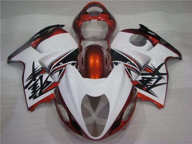Suzuki GSXR 1300 Hayabusa 96-07 Verkleidungen - Orange Silber Schwarz Fabrik Suzuki GSXR 1300 Hayabusa 96-07 Verkleidungen - Orange Silber Schwarz Fabrik