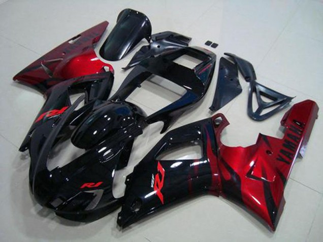 Yamaha R1 98-99 Verkleidungen - Schwarz Rot Fabrik Yamaha R1 98-99 Verkleidungen - Schwarz Rot Fabrik