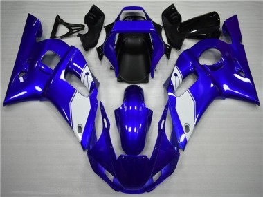 Yamaha R6 98-02 Verkleidungen - Weiß Blau Fabrik