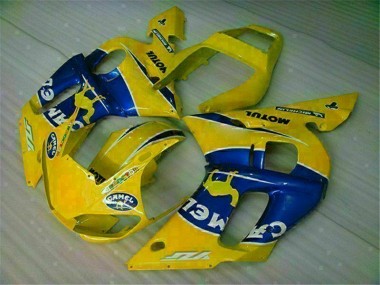 Yamaha R6 98-02 Vollverkleidung - Gelb Blau Fabrik