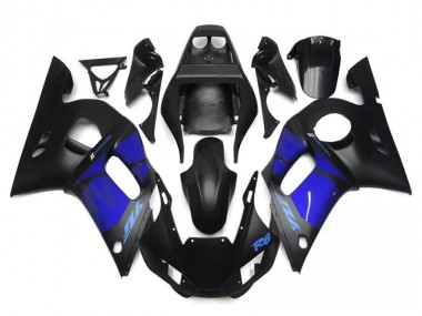 Yamaha R6 98-02 Verkleidungen & Plastik - Blau Schwarz Fabrik