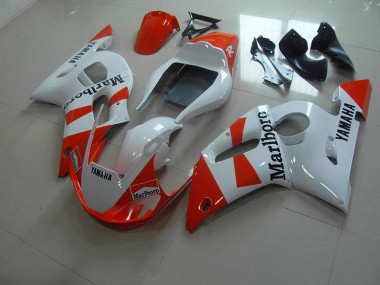 Yamaha R6 98-02 Verkleidungen - Weiß Rot Marlboro Fabrik