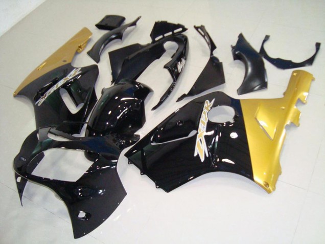 Kawasaki ZX12R 00-01 Verkleidungen - Schwarz Gold Fabrik Kawasaki ZX12R 00-01 Verkleidungen - Schwarz Gold Fabrik