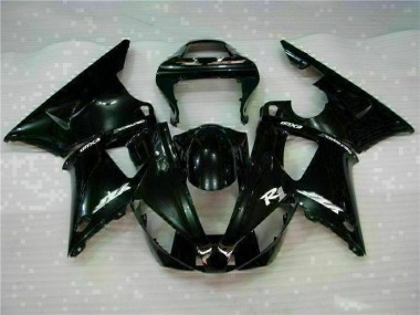 Yamaha R1 00-01 Vollverkleidung - Schwarz Fabrik