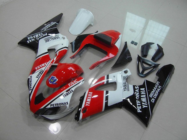 Yamaha R1 00-01 Verkleidungen - Rot Glänzend Schwarz Fabrik Yamaha R1 00-01 Verkleidungen - Rot Glänzend Schwarz Fabrik