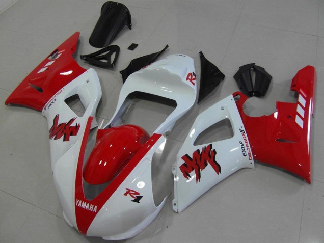 Yamaha R1 00-01 Verkleidungen - Rot Weiß Rennen Fabrik Yamaha R1 00-01 Verkleidungen - Rot Weiß Rennen Fabrik
