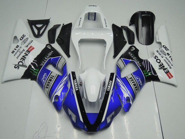 Yamaha R1 00-01 Verkleidungen - Blau Weiß ENEOS Monster Fabrik Yamaha R1 00-01 Verkleidungen - Blau Weiß ENEOS Monster Fabrik