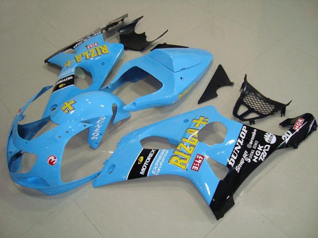 Suzuki GSXR 1000 K1 00-02 Verkleidungen - Hell blau Schwarz Fabrik Suzuki GSXR 1000 K1 00-02 Verkleidungen - Hell blau Schwarz Fabrik