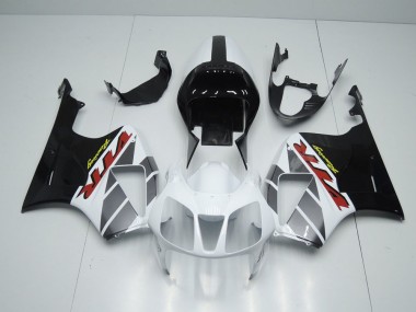 Honda VTR 1000 00-06 Verkleidungen - Weiß Schwarz Fabrik