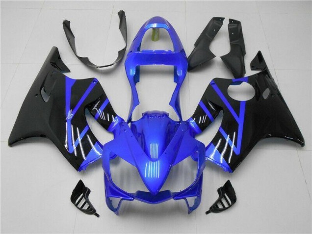 Honda CBR 600 F4i 01-03 Verkleidung - Blau Schwarz Fabrik