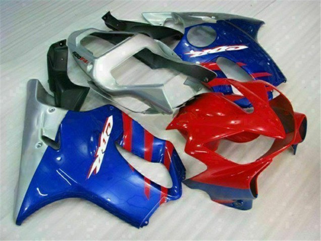 Honda CBR 600 F4i 01-03 Verkleidungen - Blau Rot Fabrik Honda CBR 600 F4i 01-03 Verkleidungen - Blau Rot Fabrik