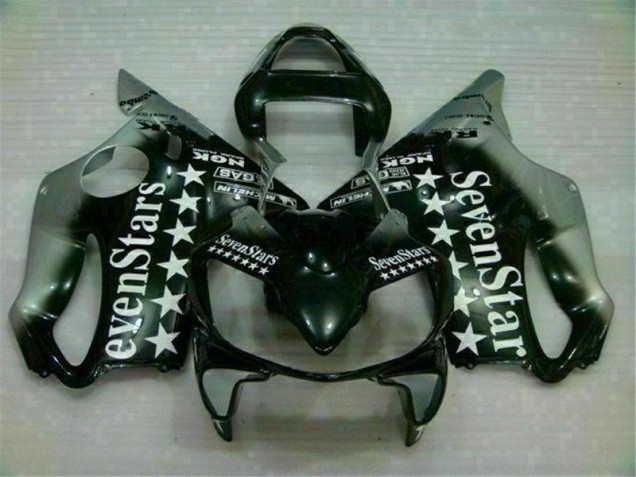 Honda CBR 600 F4i 01-03 Verkleidungen - Schwarz Silber SevenStarss Fabrik Honda CBR 600 F4i 01-03 Verkleidungen - Schwarz Silber SevenStarss Fabrik