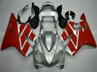 Honda CBR 600 F4i 01-03 Vollverkleidung - Rot Silber Fabrik