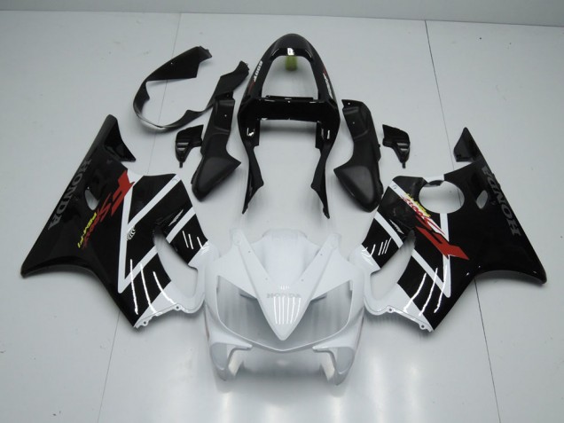 Honda CBR 600 F4i 01-03 Verkleidungen - Schwarz Weiß Fabrik Honda CBR 600 F4i 01-03 Verkleidungen - Schwarz Weiß Fabrik