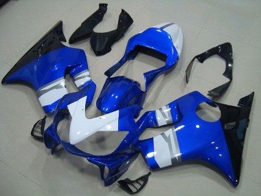Honda CBR 600 F4i 01-03 Verkleidungen - Weiß Blau Schwarz Fabrik