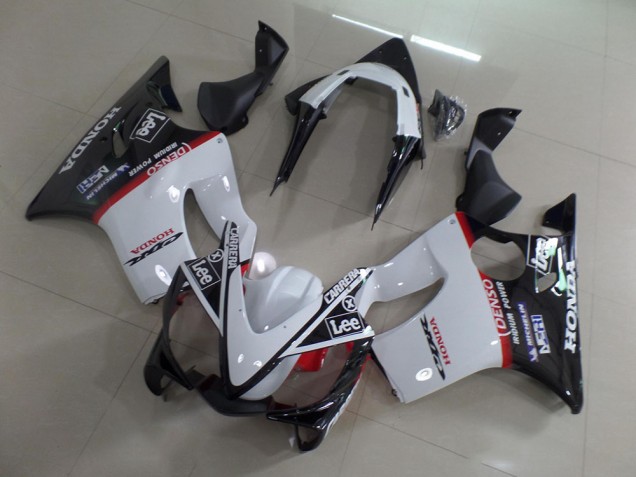 Honda CBR 600 F4i 01-03 Verkleidungen - Weiß Schwarz Carrera Lee Fabrik Honda CBR 600 F4i 01-03 Verkleidungen - Weiß Schwarz Carrera Lee Fabrik