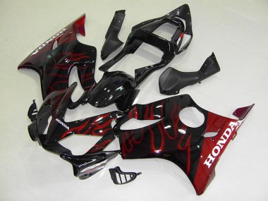 Honda CBR 600 F4i 01-03 Verkleidung - Rot Flamme Fabrik