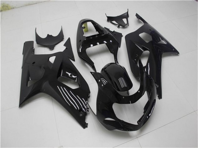 Suzuki GSXR 600 / 750 K1 K2 K3 01-03 VollVerkleidungen & Plastik - Schwarz Fabrik