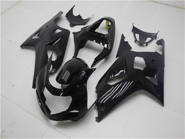 Suzuki GSXR 600 / 750 K1 K2 K3 01-03 VollVerkleidungen & Plastik - Schwarz Fabrik