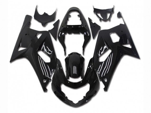 Suzuki GSXR 600 / 750 K1 K2 K3 01-03 VollVerkleidungen & Plastik - Schwarz Fabrik