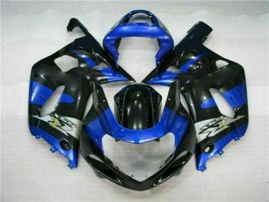 Suzuki GSXR 600 / 750 K1 K2 K3 01-03 Verkleidung - Blau Schwarz Fabrik