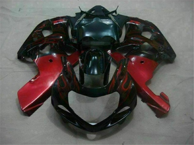 Suzuki GSXR 600 / 750 K1 K2 K3 01-03 Verkleidungen - Schwarz Rot Fabrik Suzuki GSXR 600 / 750 K1 K2 K3 01-03 Verkleidungen - Schwarz Rot Fabrik