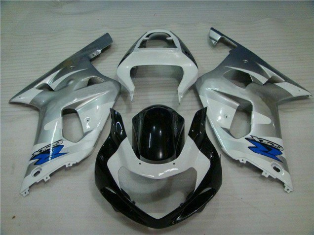 Suzuki GSXR 600 / 750 K1 K2 K3 01-03 Verkleidung - Silber Schwarz Fabrik Suzuki GSXR 600 / 750 K1 K2 K3 01-03 Verkleidung - Silber Schwarz Fabrik