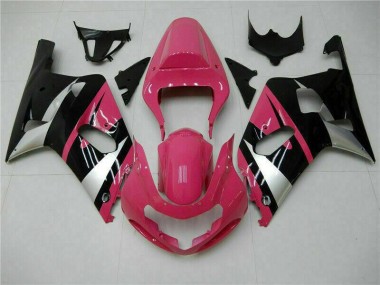 Suzuki GSXR 600 / 750 K1 K2 K3 01-03 Verkleidungen - Rosa Schwarz Fabrik
