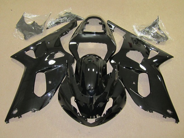 Suzuki GSXR 600 K1 K2 K3 01-03 Verkleidungen - Schwarz Fabrik Suzuki GSXR 600 K1 K2 K3 01-03 Verkleidungen - Schwarz Fabrik