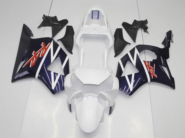 Honda CBR 900 RR 954 02-03 Verkleidungen - Dunkel blau Weiß Fabrik Honda CBR 900 RR 954 02-03 Verkleidungen - Dunkel blau Weiß Fabrik