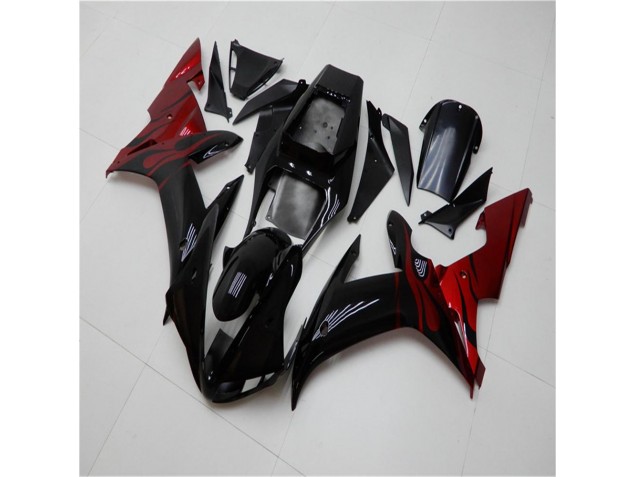 Yamaha R1 02-03 Verkleidungen - Schwarz Rot Fabrik Yamaha R1 02-03 Verkleidungen - Schwarz Rot Fabrik