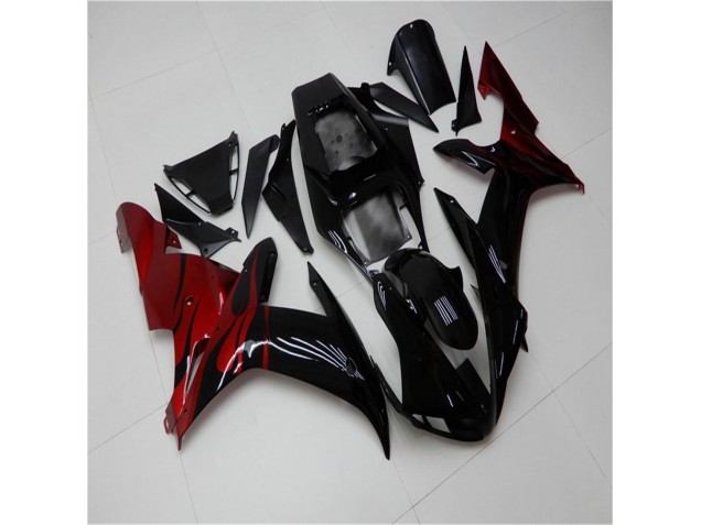 Yamaha R1 02-03 Verkleidungen - Schwarz Rot Fabrik Yamaha R1 02-03 Verkleidungen - Schwarz Rot Fabrik