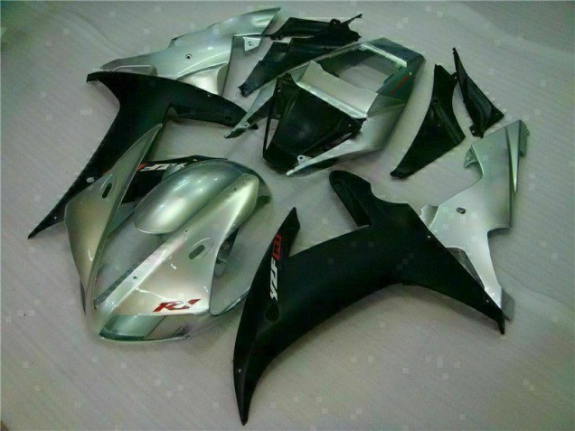 Yamaha R1 02-03 Verkleidungen - Silber Schwarz Fabrik Yamaha R1 02-03 Verkleidungen - Silber Schwarz Fabrik