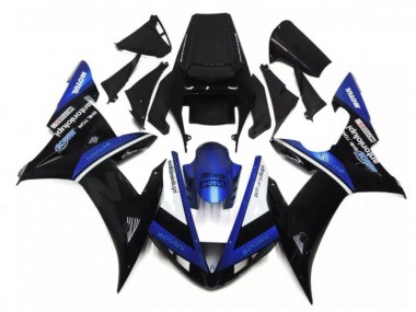 Yamaha R1 02-03 Verkleidungen - Schwarz Blau Fabrik