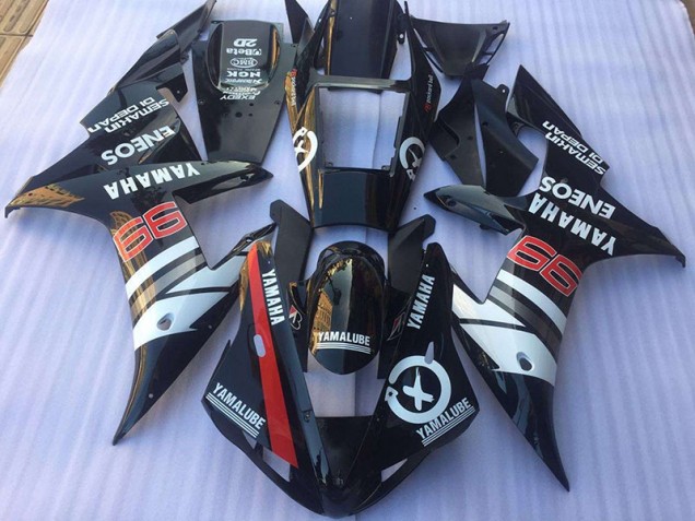 Yamaha R1 02-03 Verkleidung - Schwarz Weiß Fabrik Yamaha R1 02-03 Verkleidung - Schwarz Weiß Fabrik