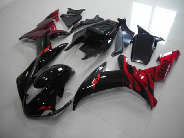 Yamaha R1 02-03 Verkleidungen - Schwarze Flamme Fabrik Yamaha R1 02-03 Verkleidungen - Schwarze Flamme Fabrik