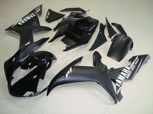 Yamaha R1 02-03 Verkleidungen - Matt SchwarzWeiß Fabrik Yamaha R1 02-03 Verkleidungen - Matt SchwarzWeiß Fabrik