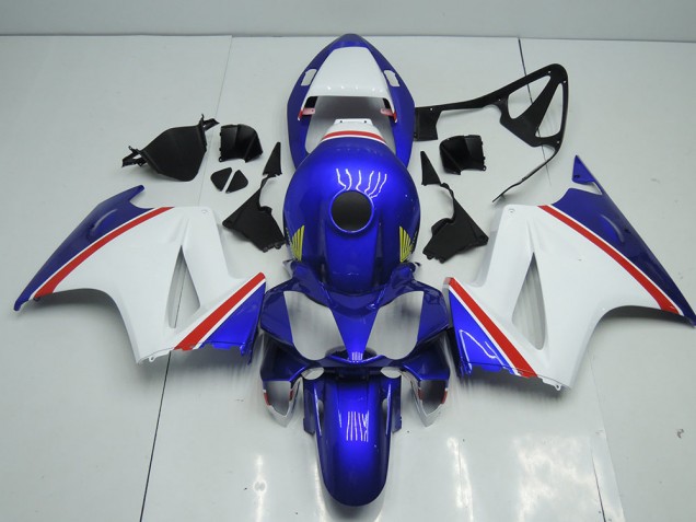 Honda VFR 800 02-13 Verkleidungen - Blau und Weiß Fabrik