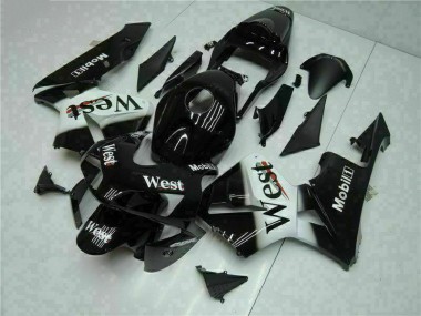 Honda CBR 600 RR 03-04 Verkleidungen - Schwarz West Fabrik