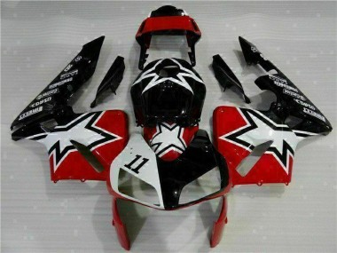 Honda CBR 600 RR 03-04 Verkleidungen - Schwarz Weiß 11 Fabrik