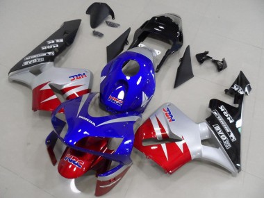 Honda CBR 600 RR 03-04 Verkleidungen - Rot Silber Blau Fabrik