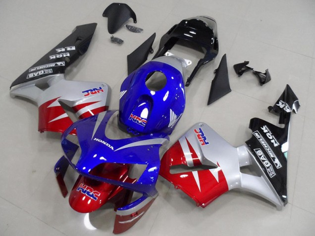 Honda CBR 600 RR 03-04 Verkleidungen - Rot Silber Blau Fabrik Honda CBR 600 RR 03-04 Verkleidungen - Rot Silber Blau Fabrik