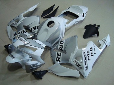 Honda CBR 600 RR 03-04 Verkleidungen - Repsol Weiß Silber Fabrik